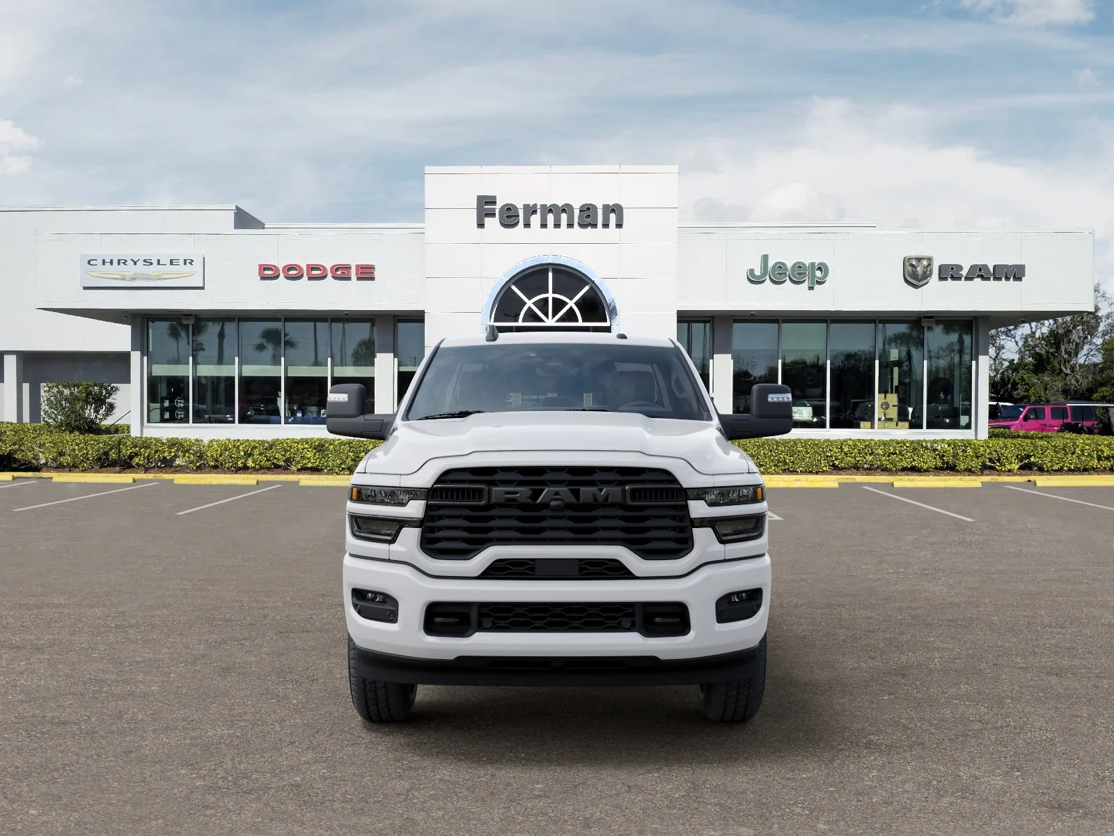 New 2026 Bright White Clear-Coat Exterior Paint RAM Big Horn image 36