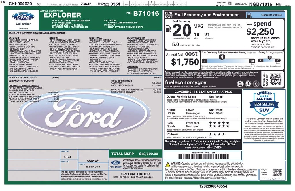 Used 2022 Green Ford Timberline image 17