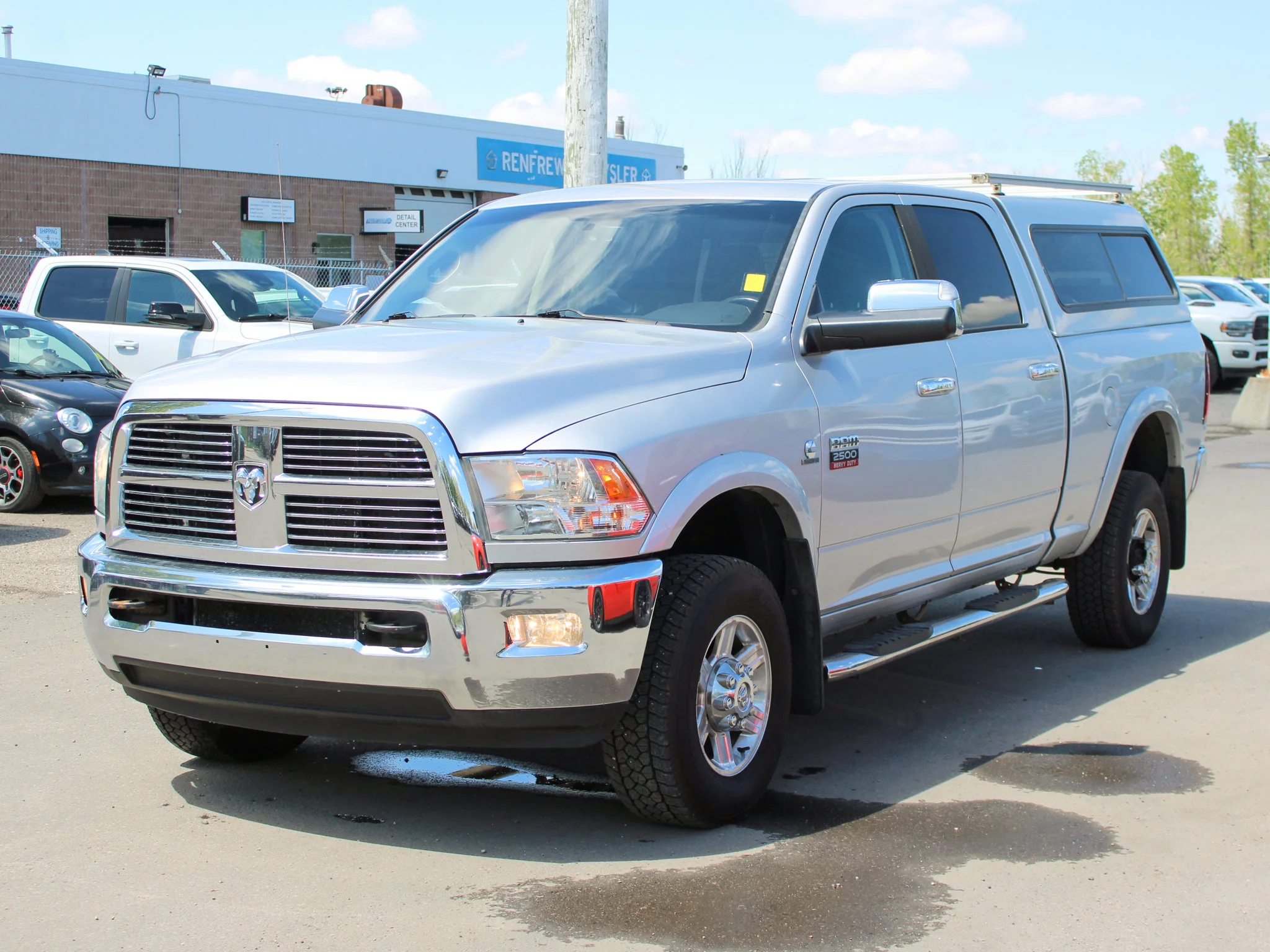 Used 2012 Silver RAM Laramie * Mechanic Special | Cummins | Heated Leather Seats | Canopy | Navigation image 10