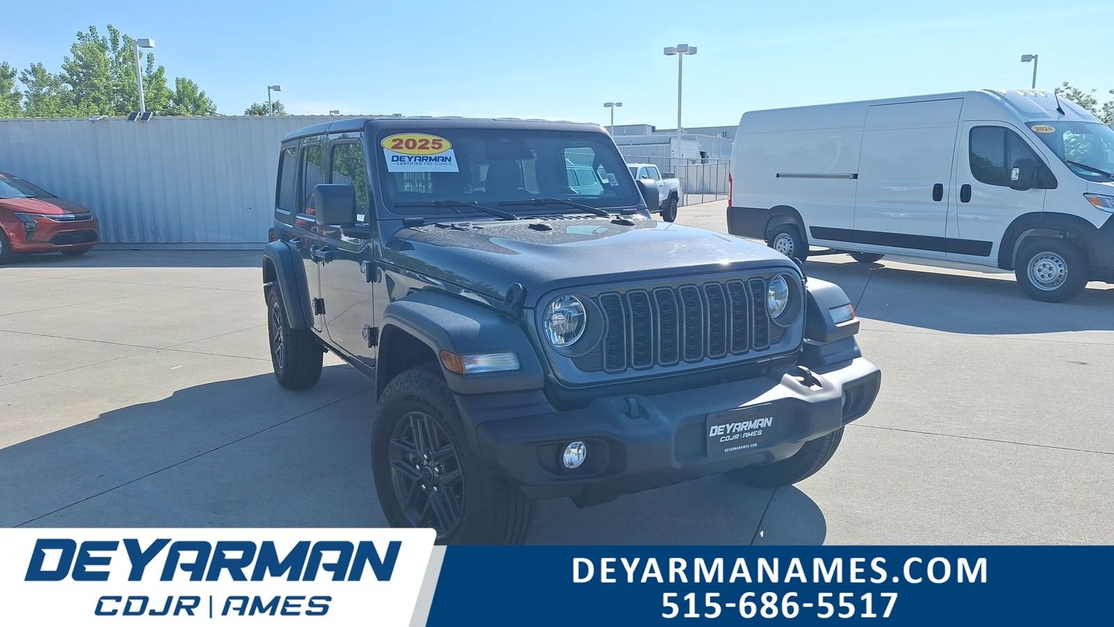 Certified Used 2025 Gray Jeep Sport S image 1