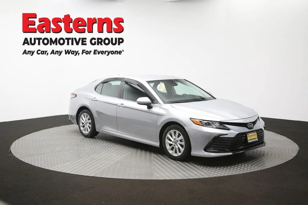 Used 2021 Silver Toyota LE image 40