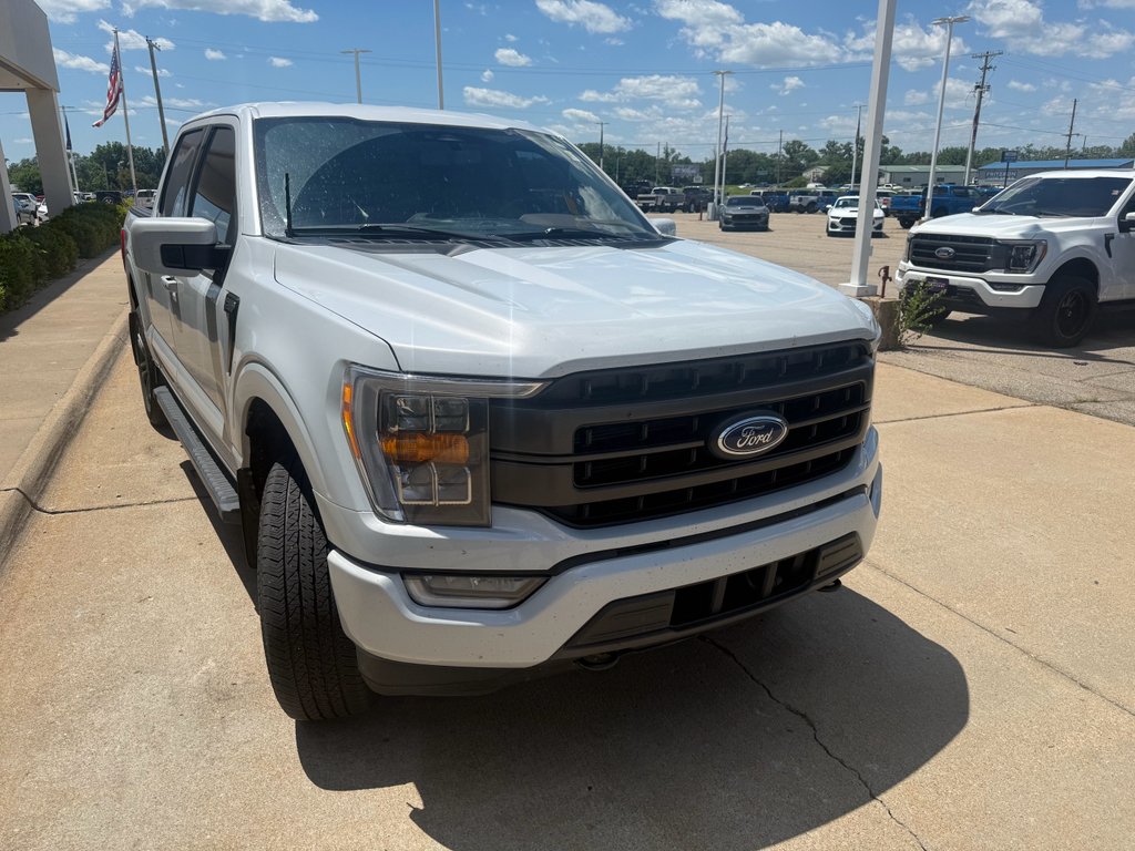 Used 2022 Space White Metallic Ford LARIAT image 3