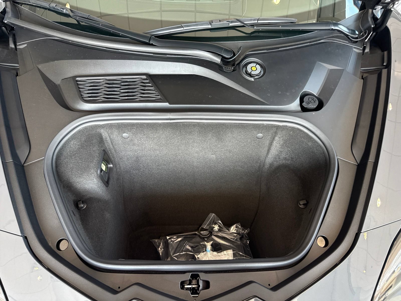 New 2027 Pitch Gray Metallic Chevrolet 1LT with Carbon Flash High Wing Spoiler - Gloss Black Wheels image 13