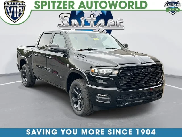 New 2027 Diamond Black Crystal Pearl-Coat Exterior Paint RAM Big Horn/Lone Star image 1