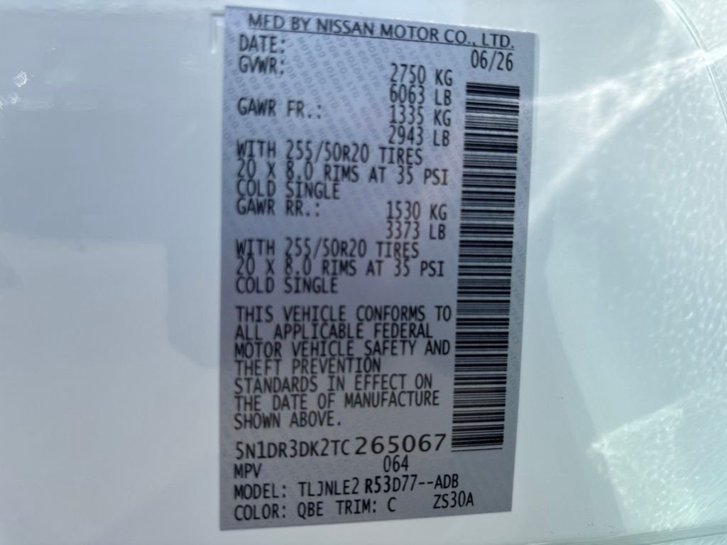 New 2026 White Nissan Platinum image 11