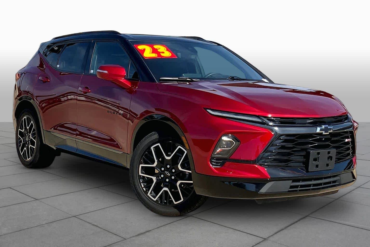 Used 2023 Radiant Red Tintcoat Chevrolet RS image 3