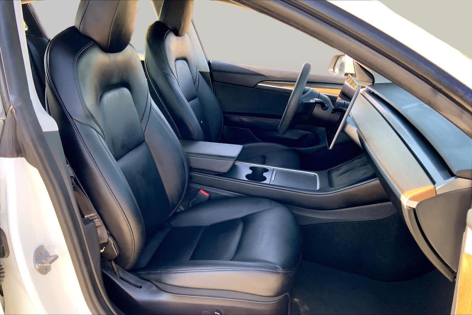 Used 2021 Pearl White Multi-Coat Tesla Long Range image 8