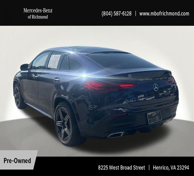 Certified Used 2025 Blue Mercedes-Benz GLE 450 image 3