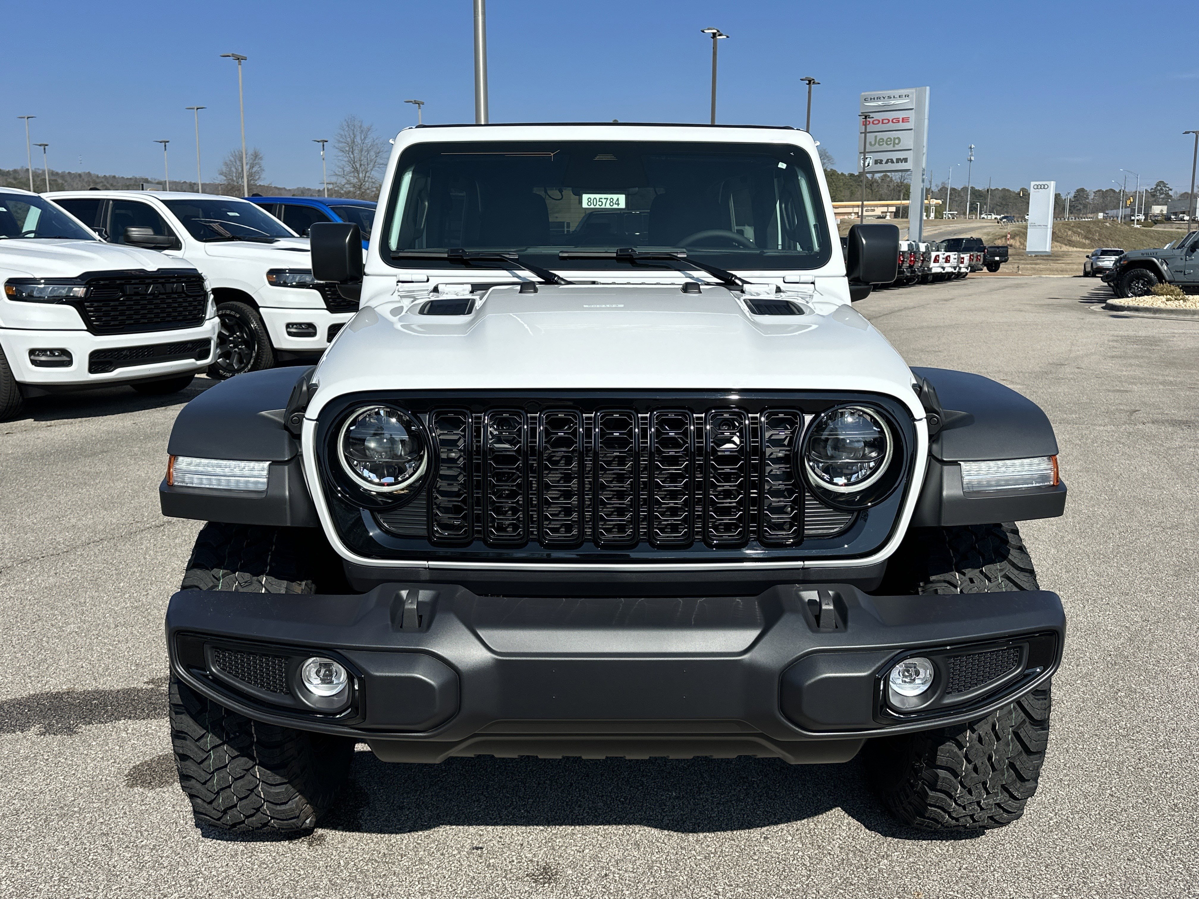 New 2026 Bright White Clear-Coat Exterior Paint Jeep Willys image 2