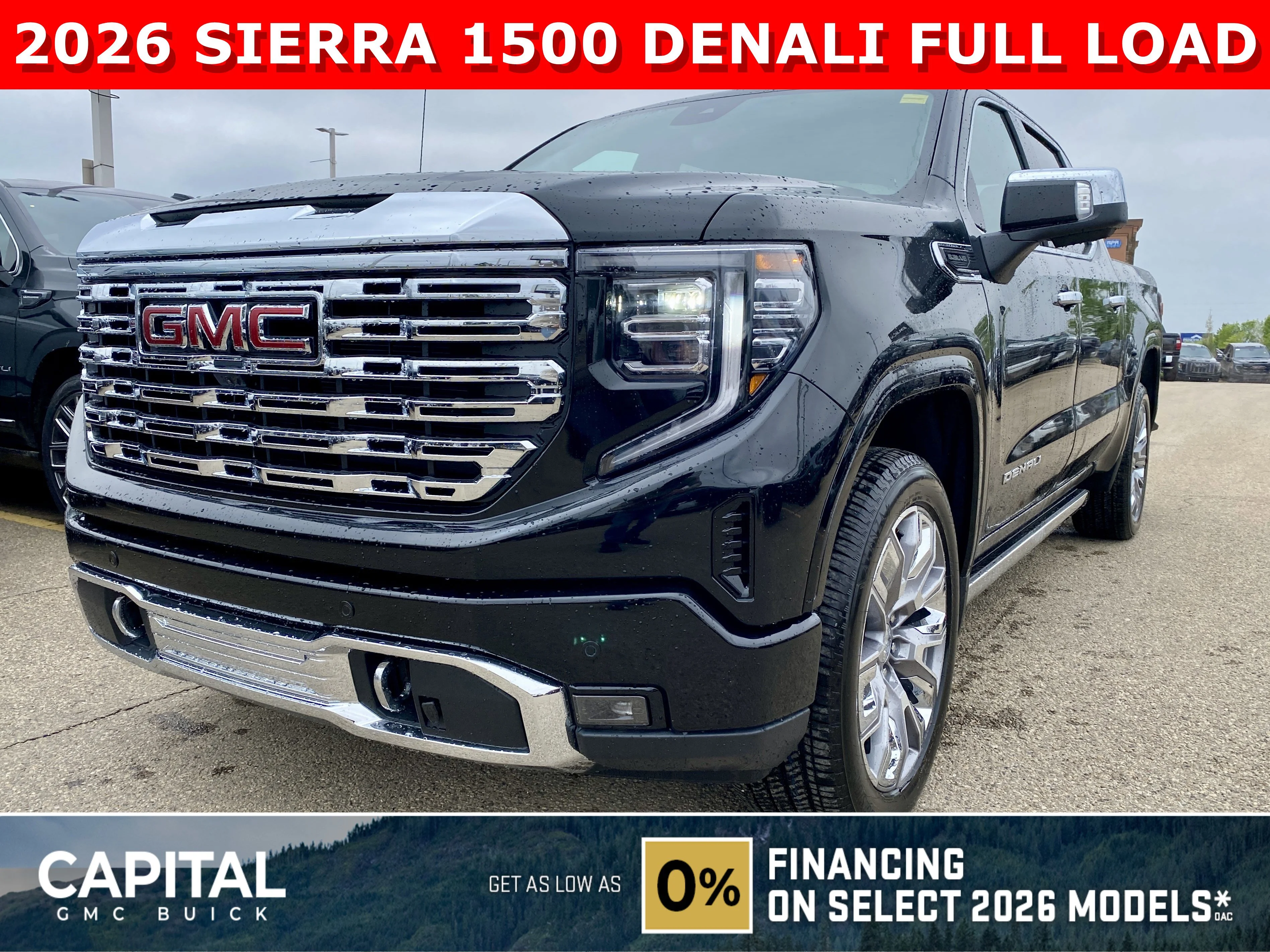 New 2026 ONYX BLACK GMC Denali image 1