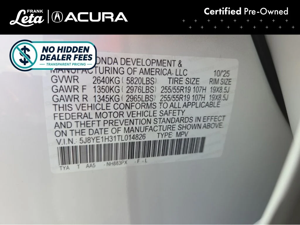 Used 2026 White Acura Base image 34
