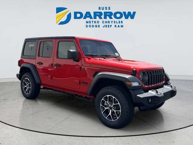 New 2026 Firecracker Red Clear-Coat Exterior Paint Jeep Sport S image 8