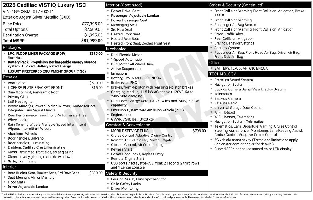 Used 2026 Silver Cadillac Luxury image 26