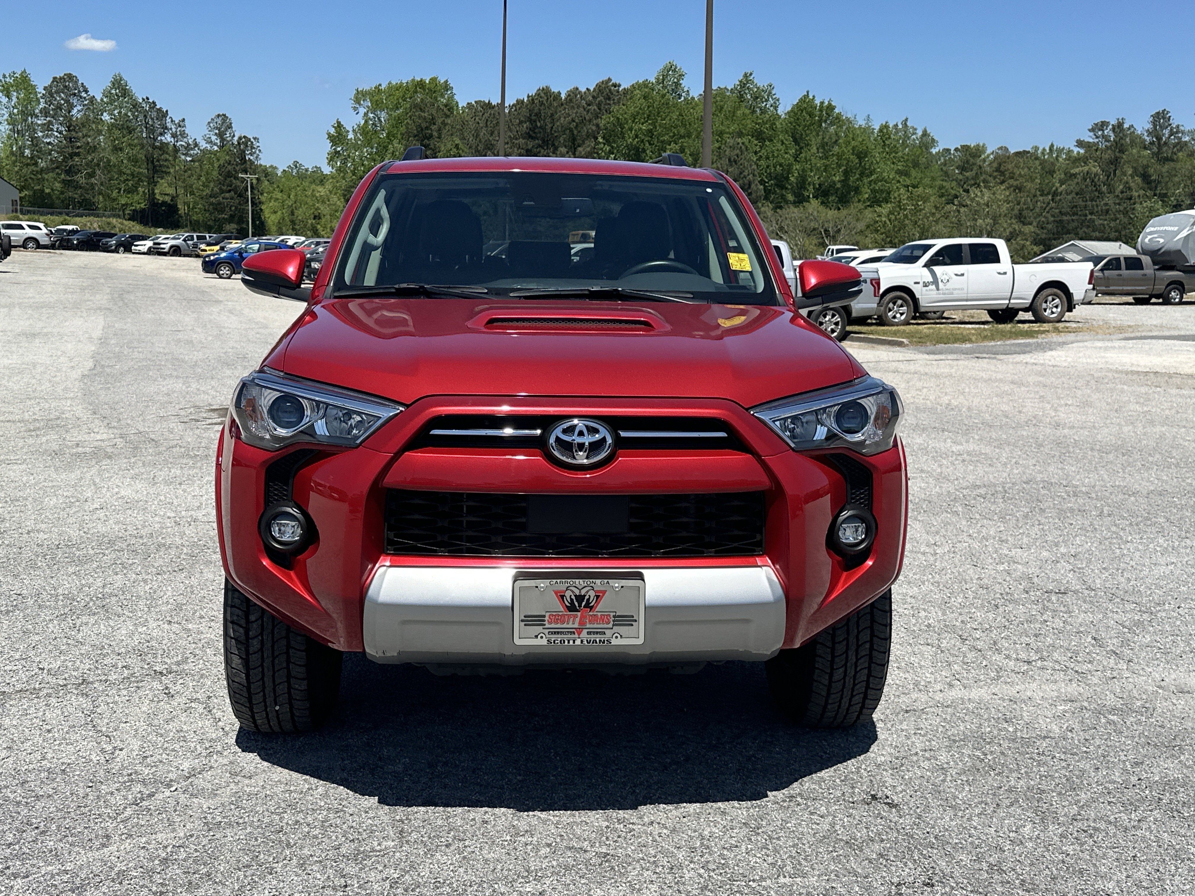 Used 2024 Barcelona Red Metallic Toyota TRD Off Road Premium image 3