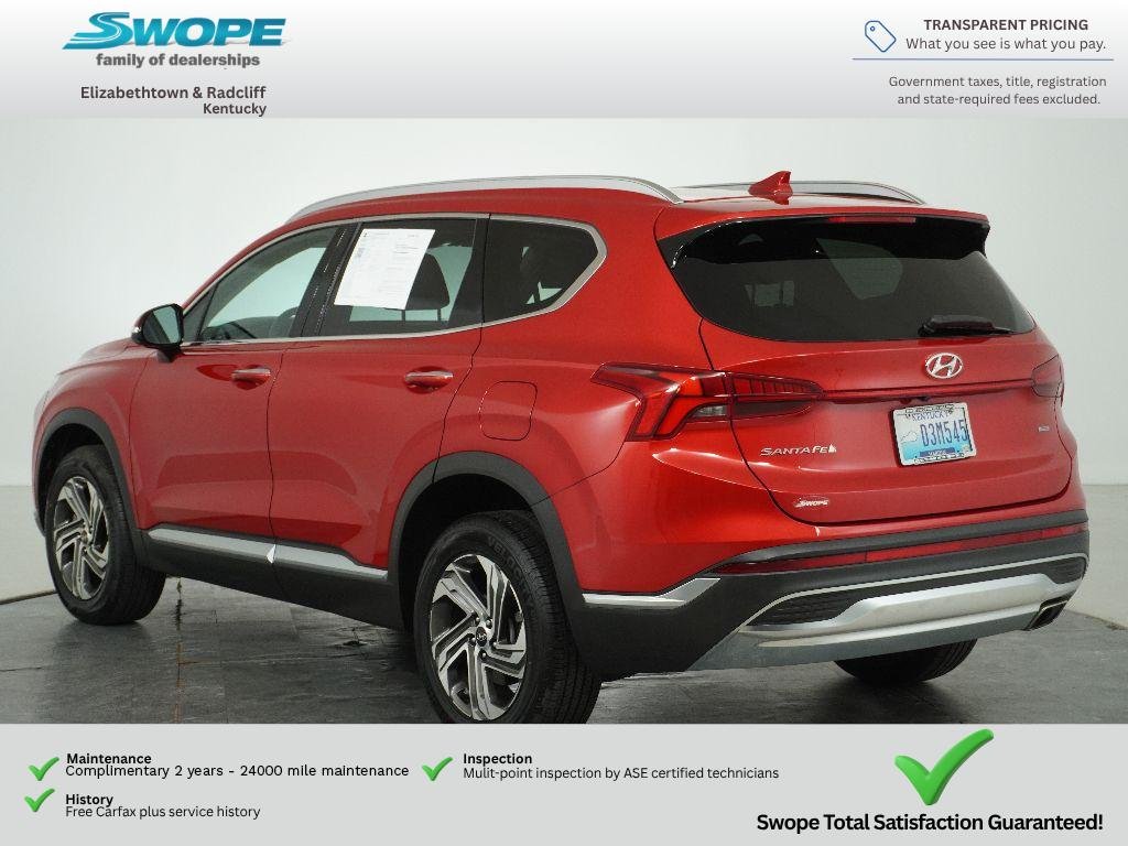 Used 2022 Calypso Red Hyundai SEL image 6