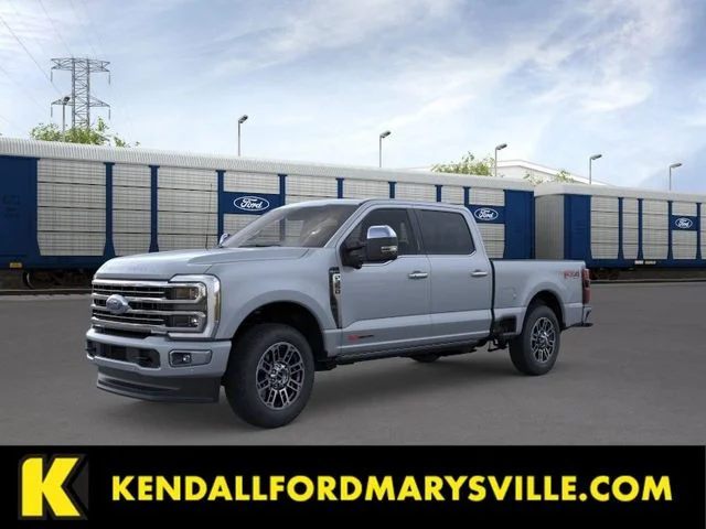 New 2026 Glacier Gray Metallic TriCoat Ford Platinum image 1