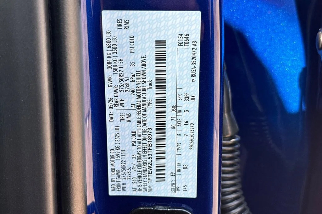 New 2026 Argon Blue Metallic Ford STX image 25