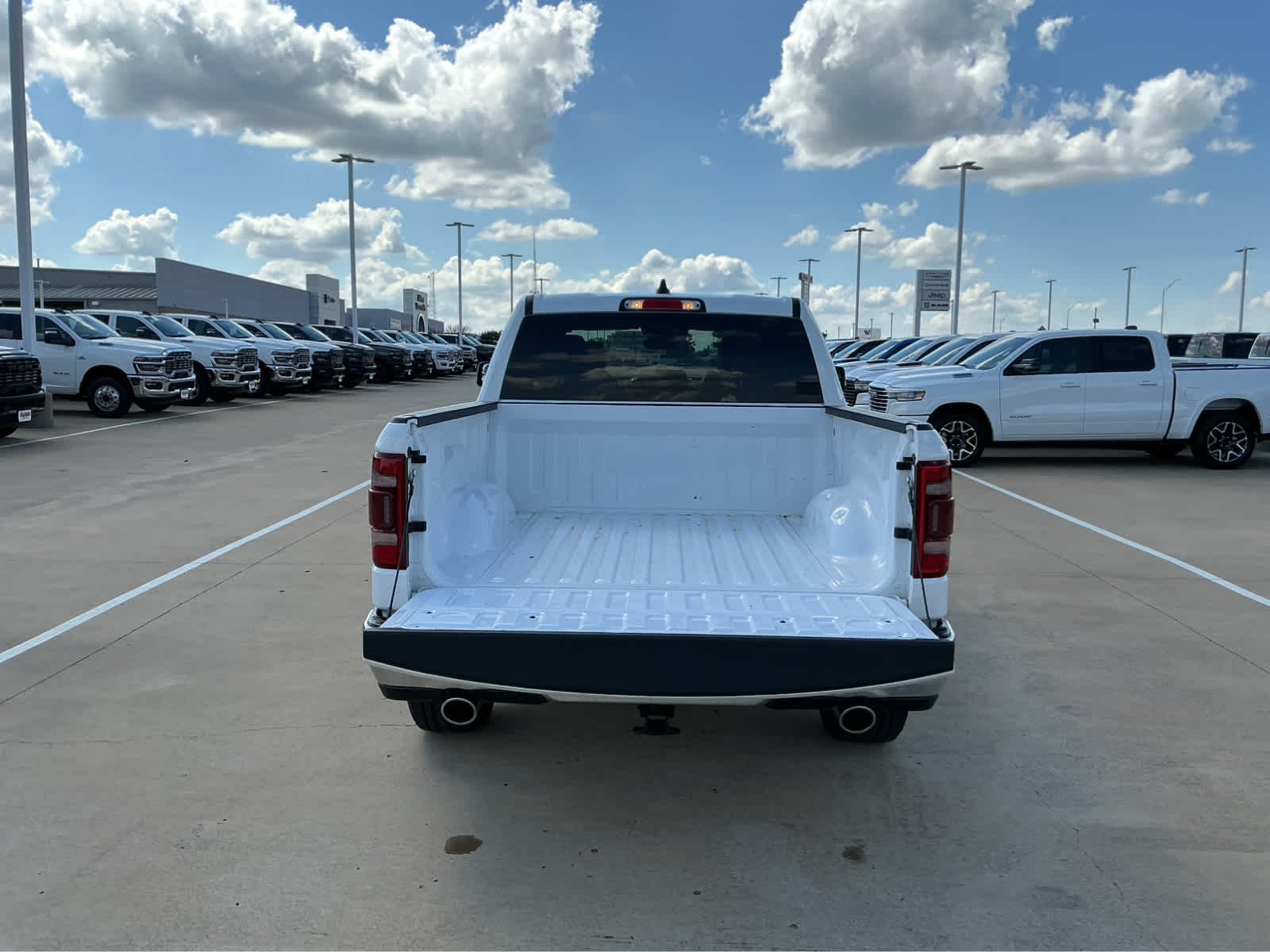 Used 2024 Bright White Clearcoat Ram Laramie image 10
