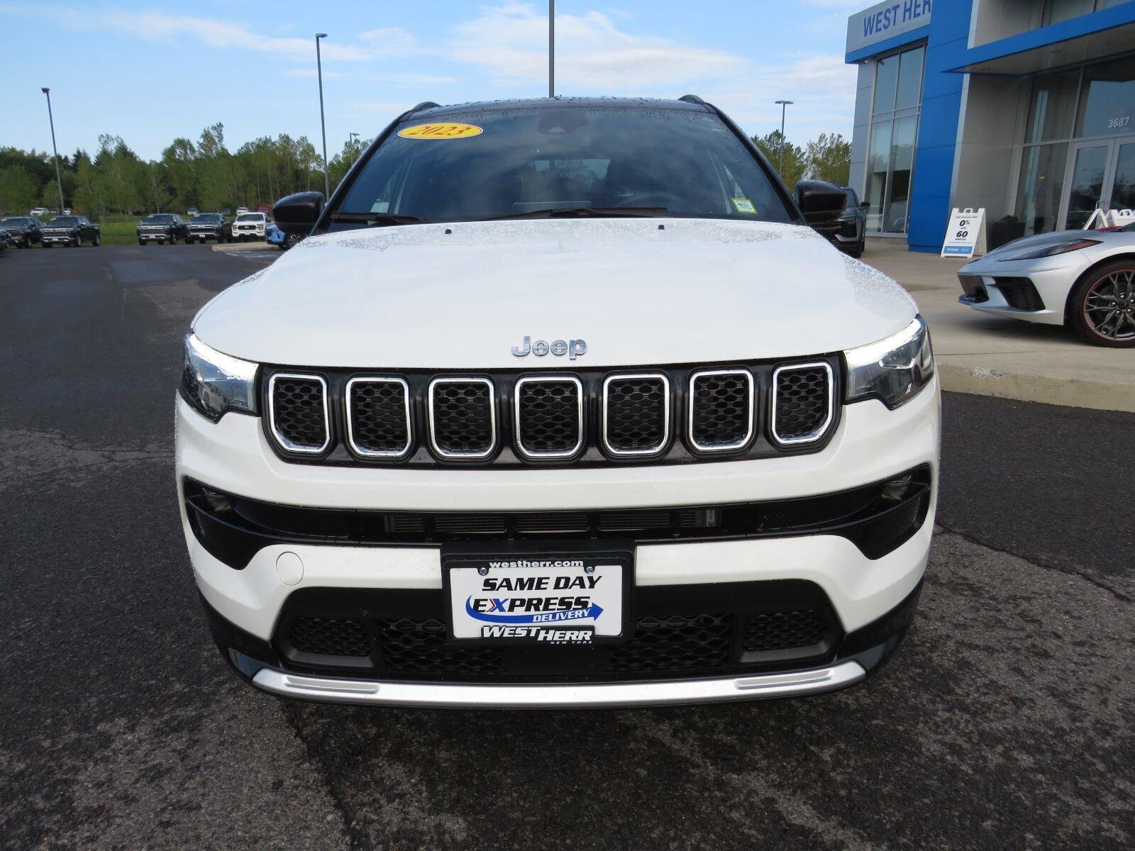 Used 2023 Bright White Clearcoat Jeep Limited image 14