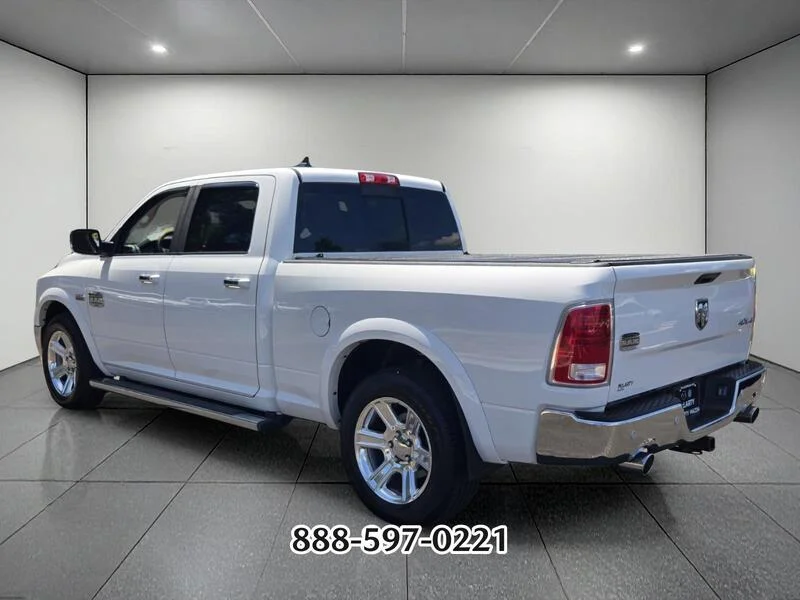 Used 2016 Bright White Clearcoat RAM LARAMIE LONGHORN image 3