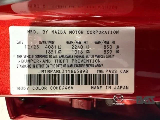 New 2026 Soul Red Crystal Metallic Mazda 2.5 S Select Sport image 46