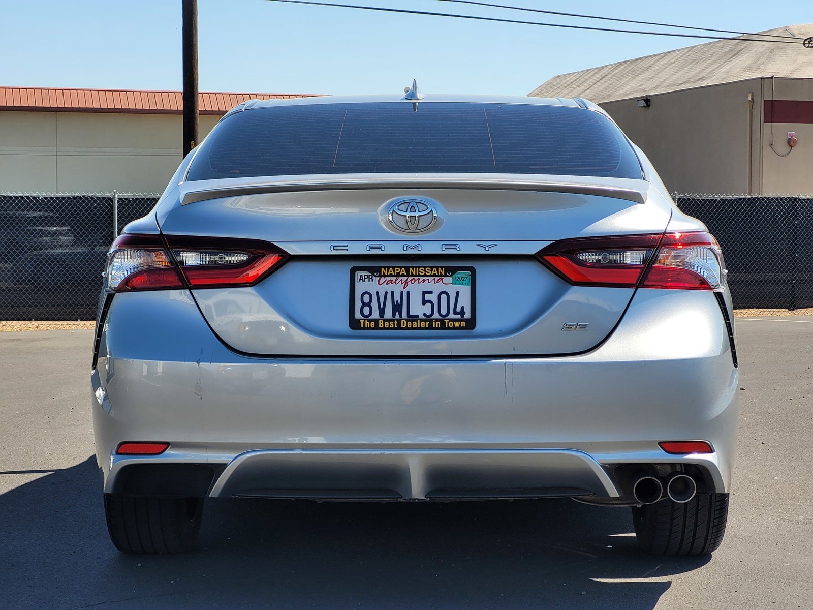 Used 2021 Celestial Silver Metallic Toyota SE image 5