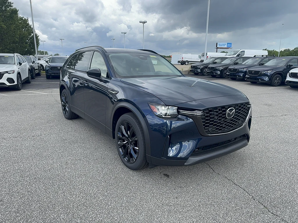 New 2026 Deep Crystal Blue Mica Mazda 3.3 Turbo Premium Sport AWD image 3