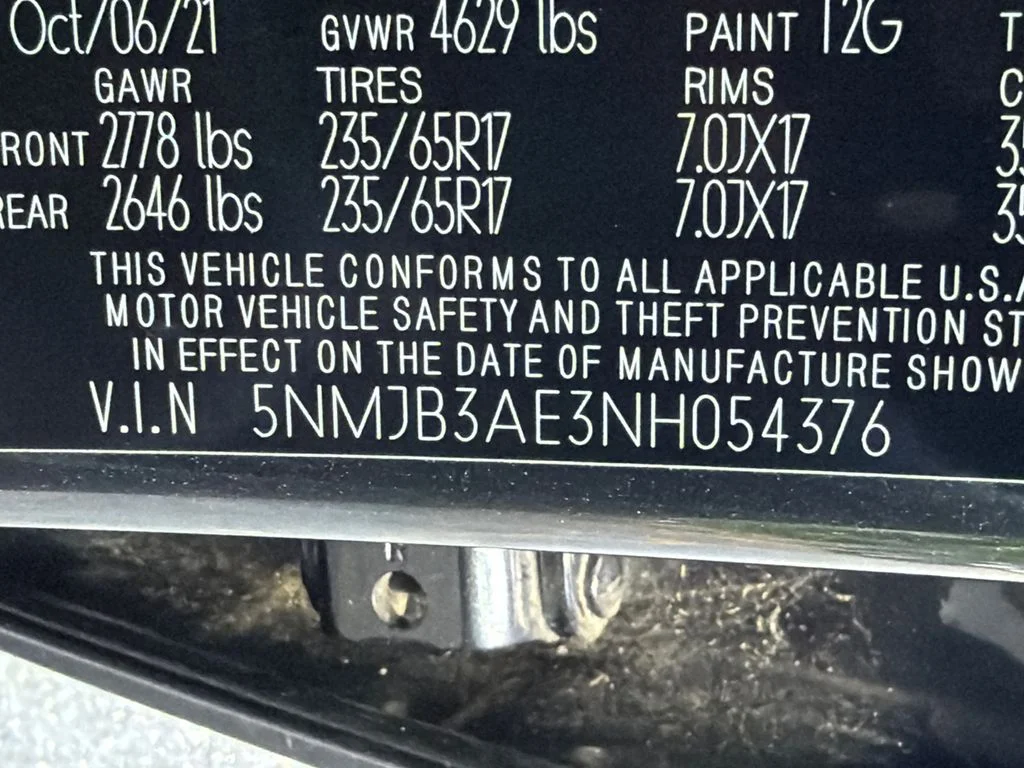 Used 2022 Gray Hyundai SEL image 32