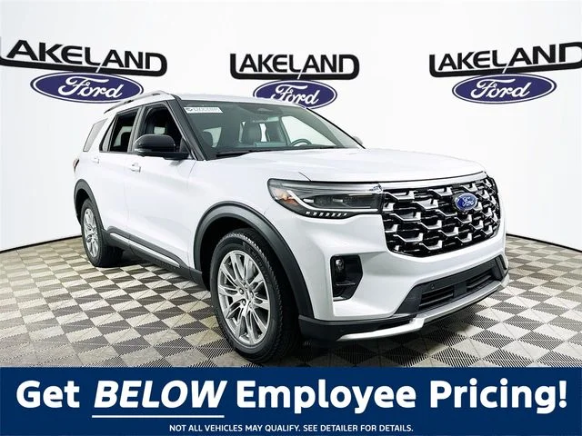 New 2026 Ford Explorer Platinum