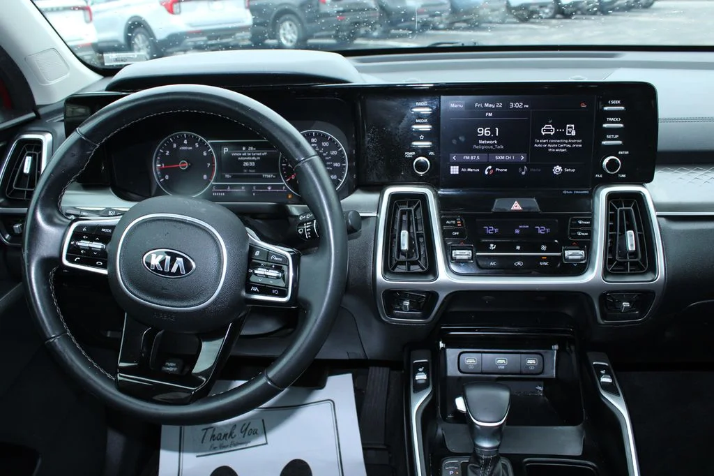 Used 2021 Passion Red Tintcoat Kia S image 19