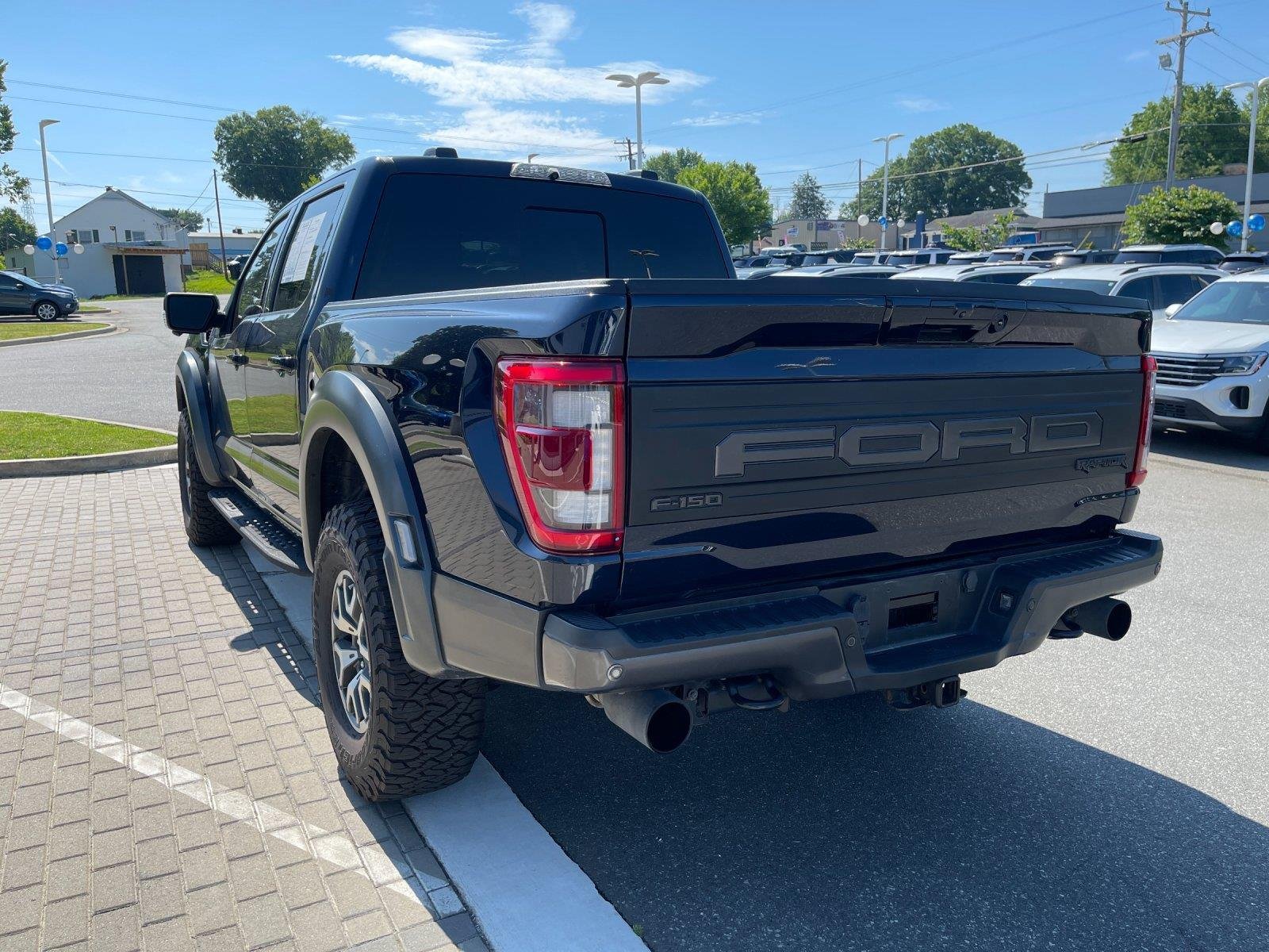 Used 2022 Antimatter Blue Ford Raptor image 3