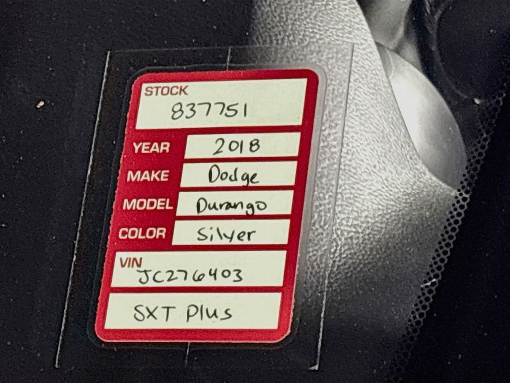 Used 2018 Silver Dodge SXT Plus image 24