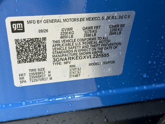 New 2027 Reef Blue Metallic Chevrolet ACTIV image 15