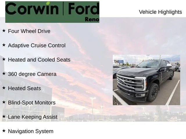 Used 2024 Black Metallic Ford Platinum image 7