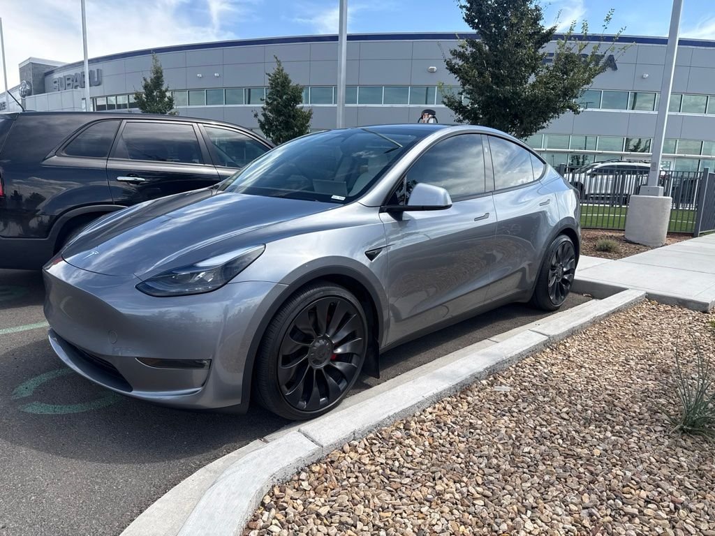 Used 2024 Silver Tesla Performance image 1