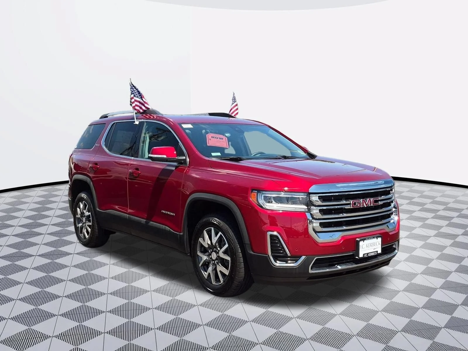 Used 2021 Cayenne Red Tintcoat GMC SLE image 2