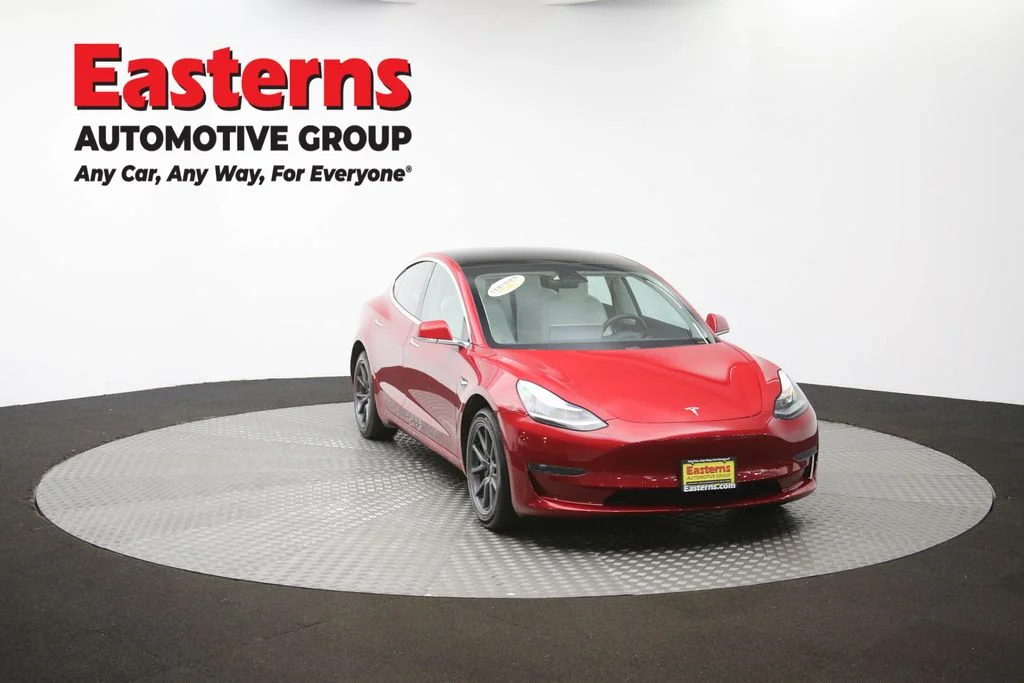 Used 2019 Red Tesla Standard image 47