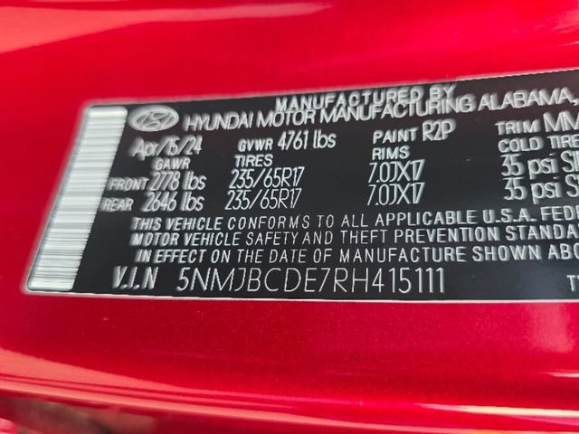 Used 2024 Red Hyundai SEL image 36