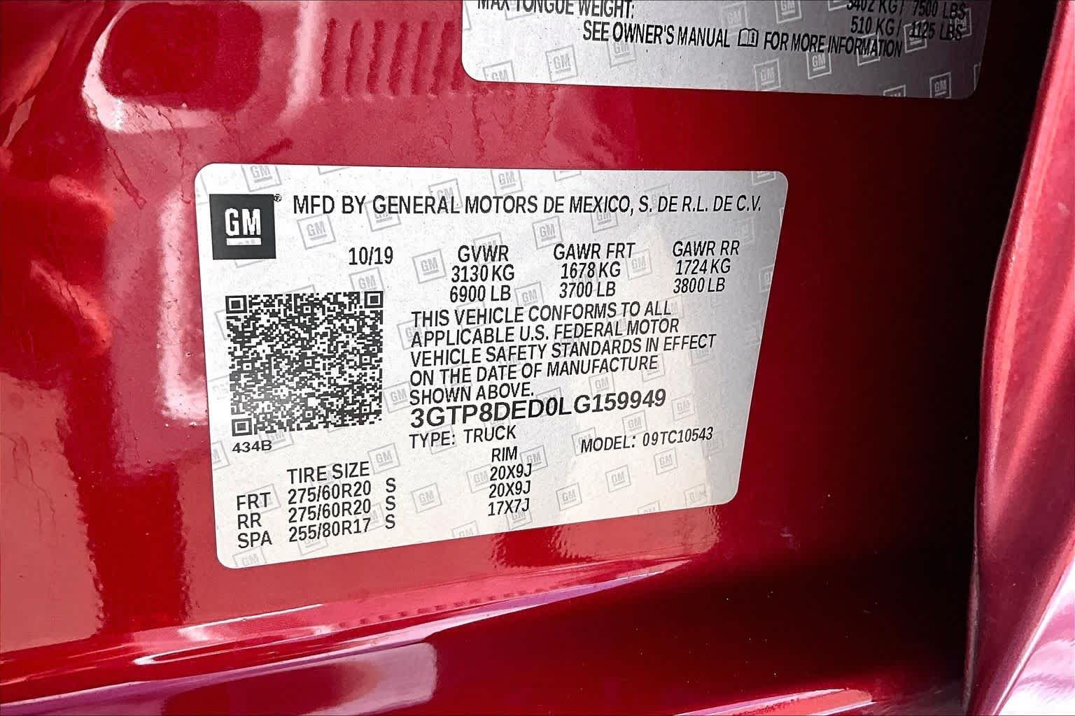 Used 2020 RED QUARTZ TINTCOAT GMC SLT image 36