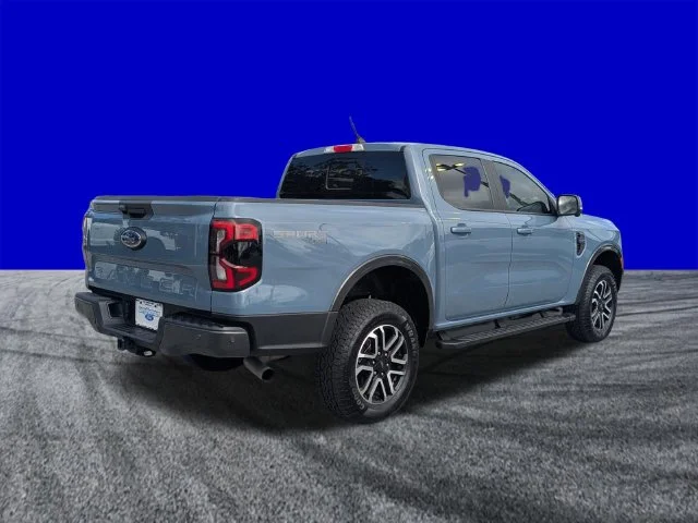 Used 2024 Azure Gray Metallic Ford Lariat image 4