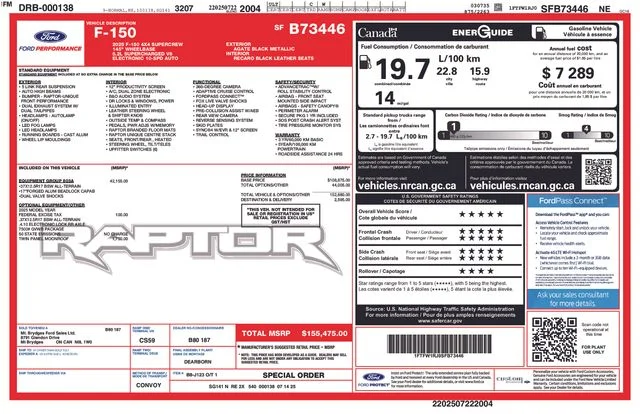 Certified Used 2025 Black Ford Raptor R image 33