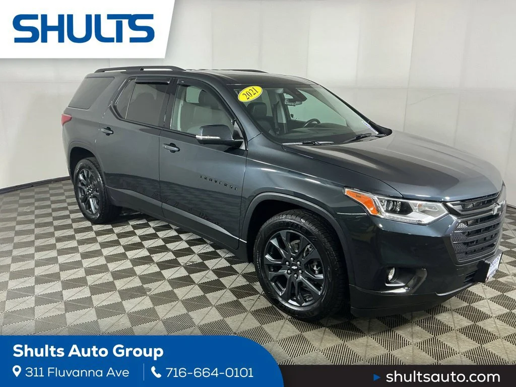 Used 2021 GRAPHITE METALLIC Chevrolet RS image 1