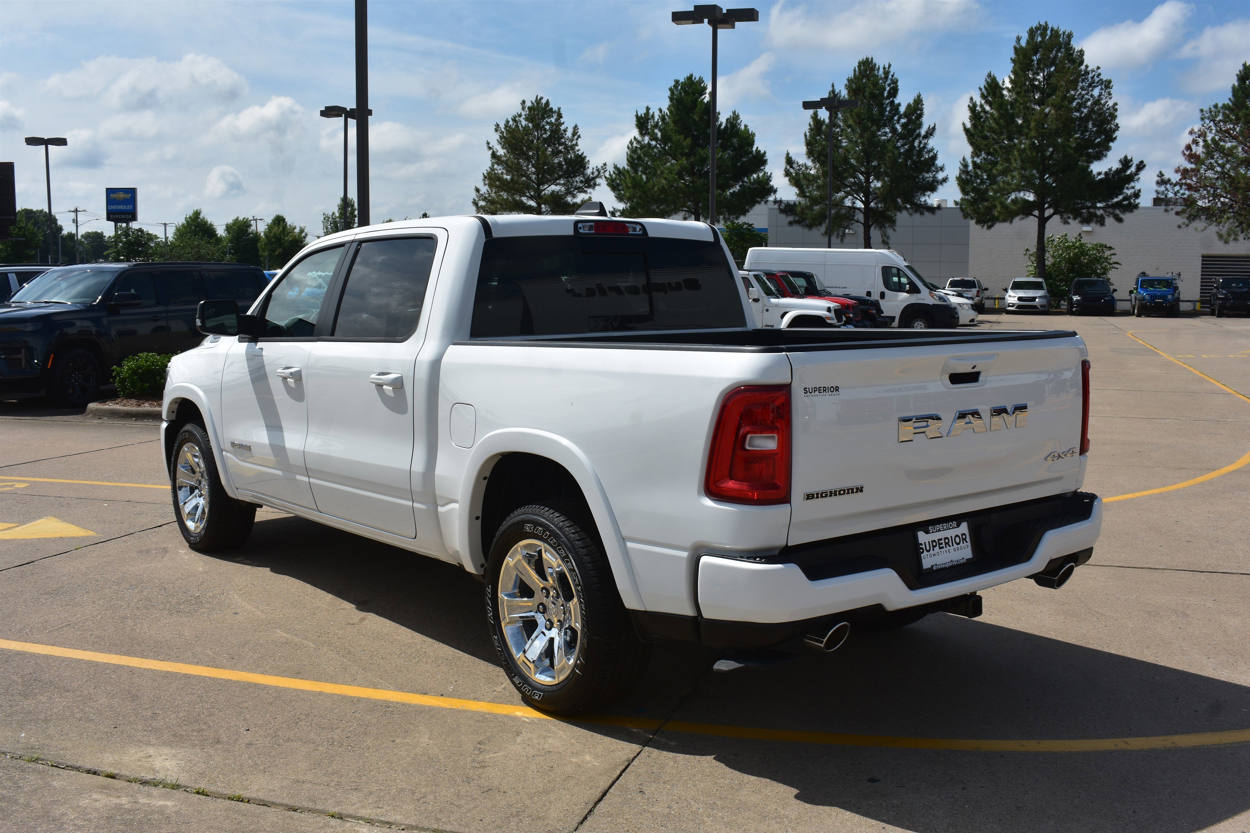 New 2026 Bright White Clear-Coat Exterior Paint RAM Big Horn image 9
