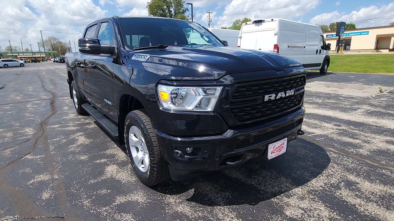Used 2023 Diamond Black Crystal Pearlcoat Ram Big Horn image 2