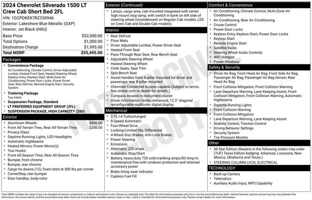 Used 2024 Blue Chevrolet LT image 39