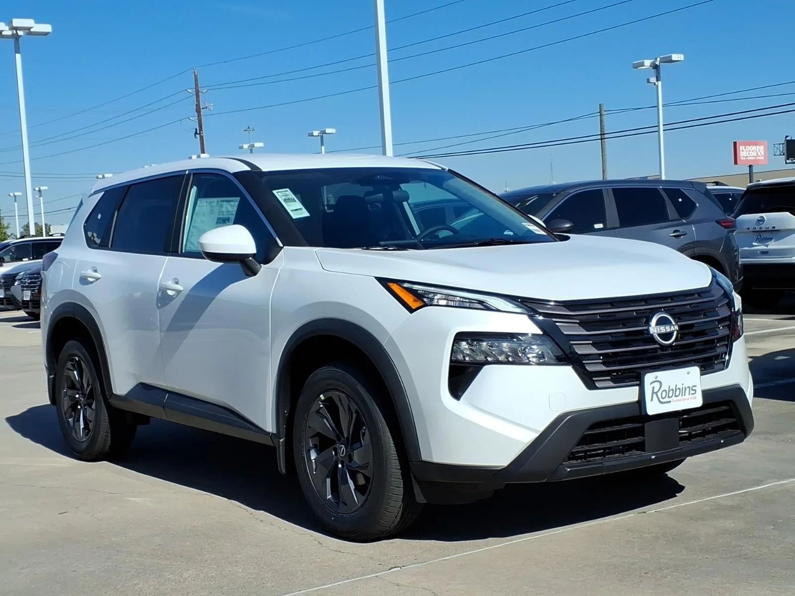 2026 Nissan Rogue SV White at Robbins Nissan