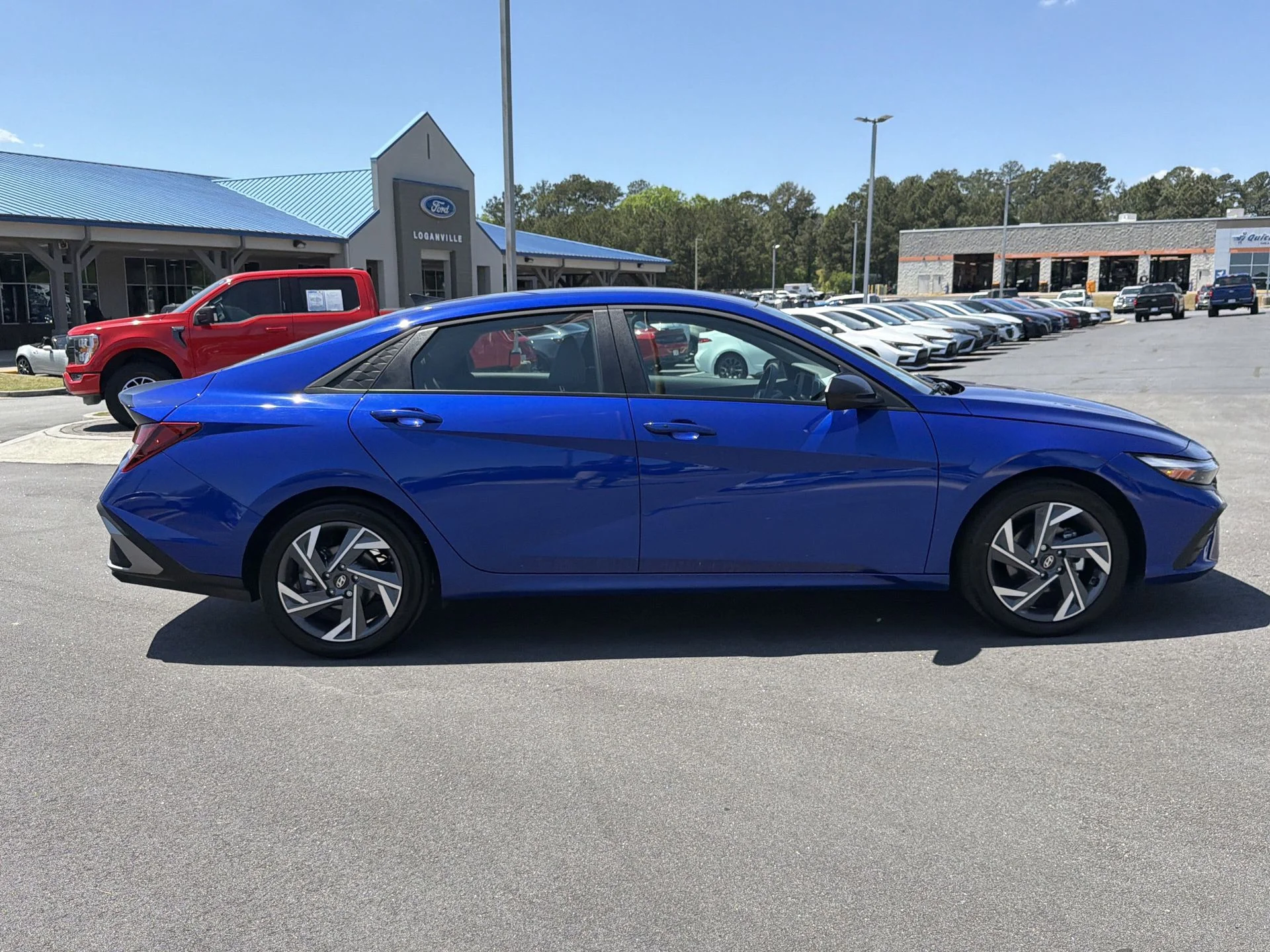 Certified Used 2025 Intense Blue Hyundai SEL Sport image 27