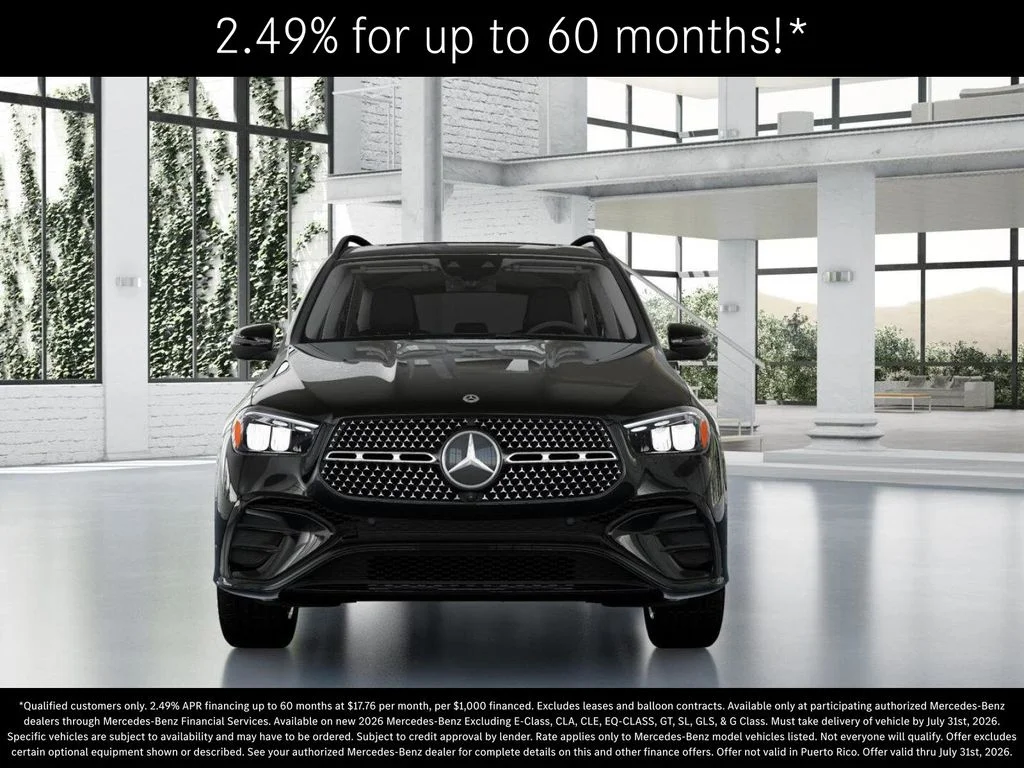 New 2026 Obsidian Black Metallic Mercedes-Benz GLE 350 image 7