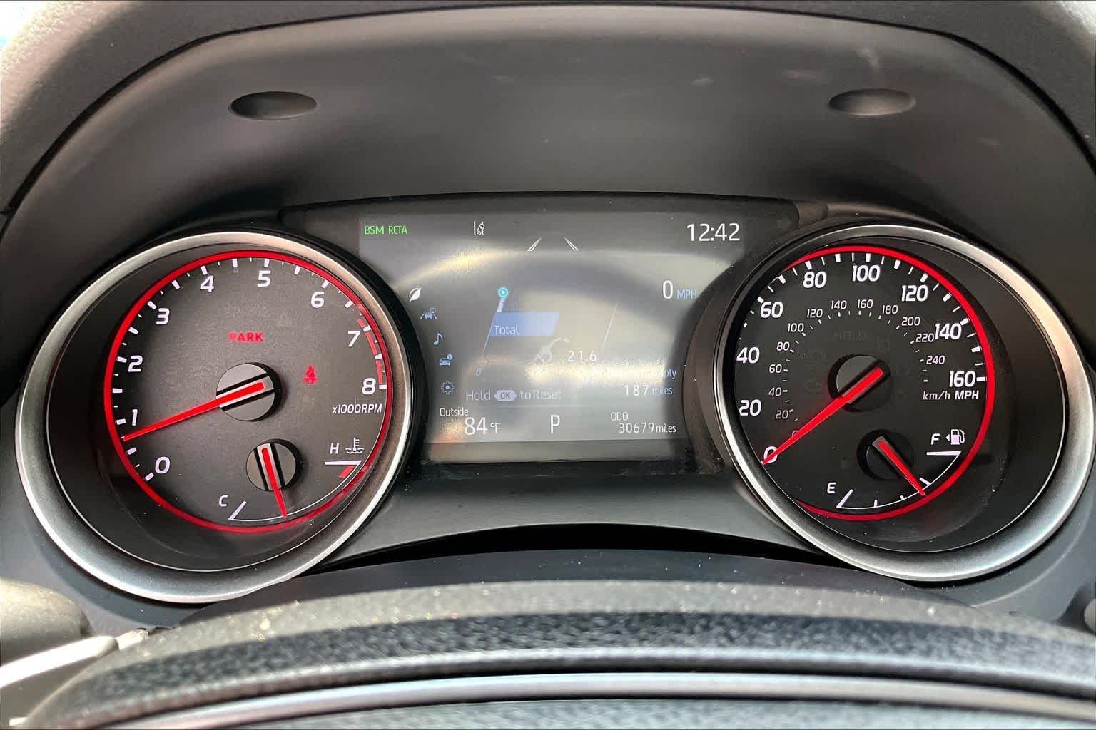 Used 2024 Wind Chill Pearl/Midnight Black Metallic Toyota XSE V6 image 26