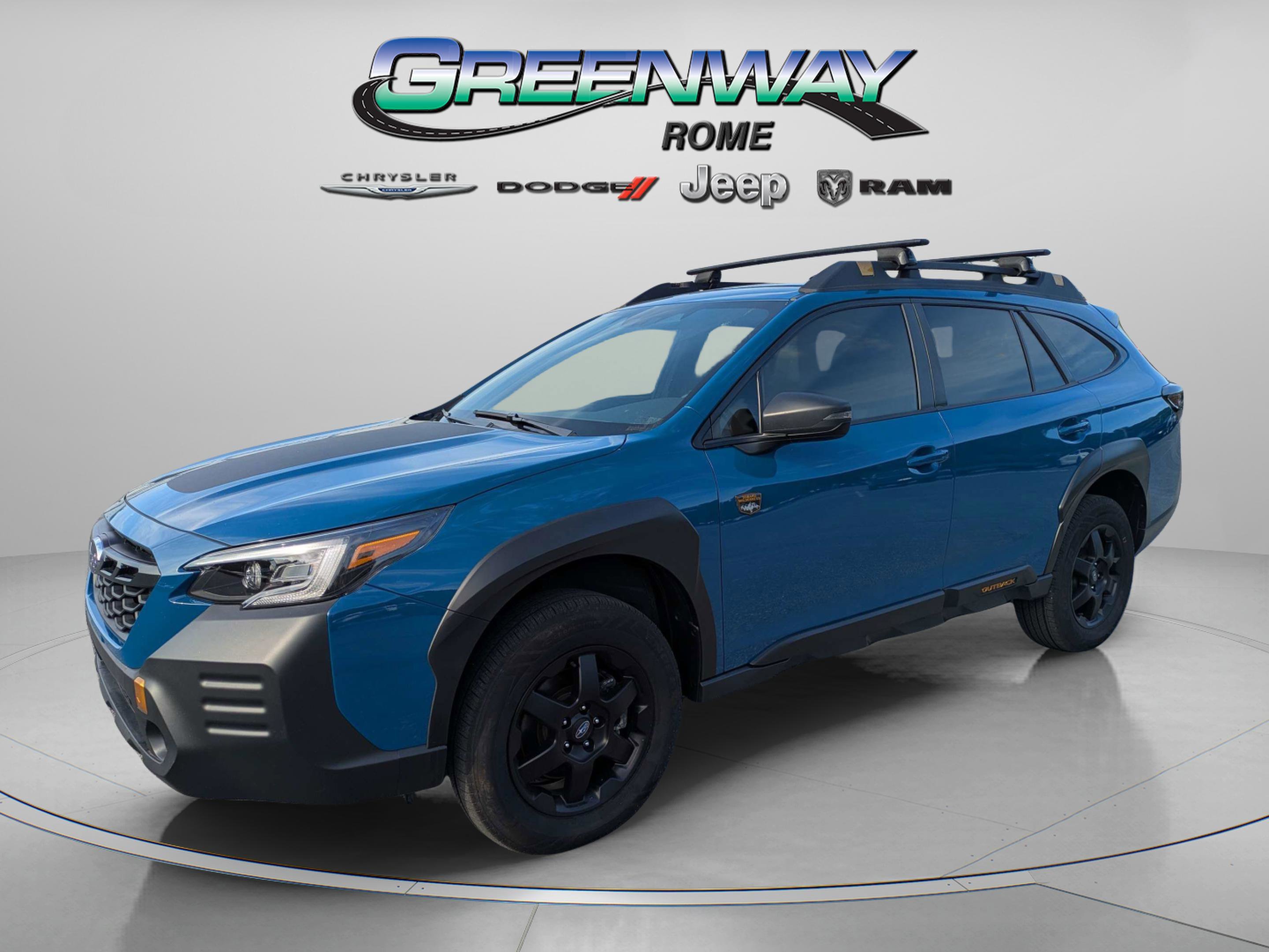 Used 2023 Geyser Blue Subaru Wilderness image 4